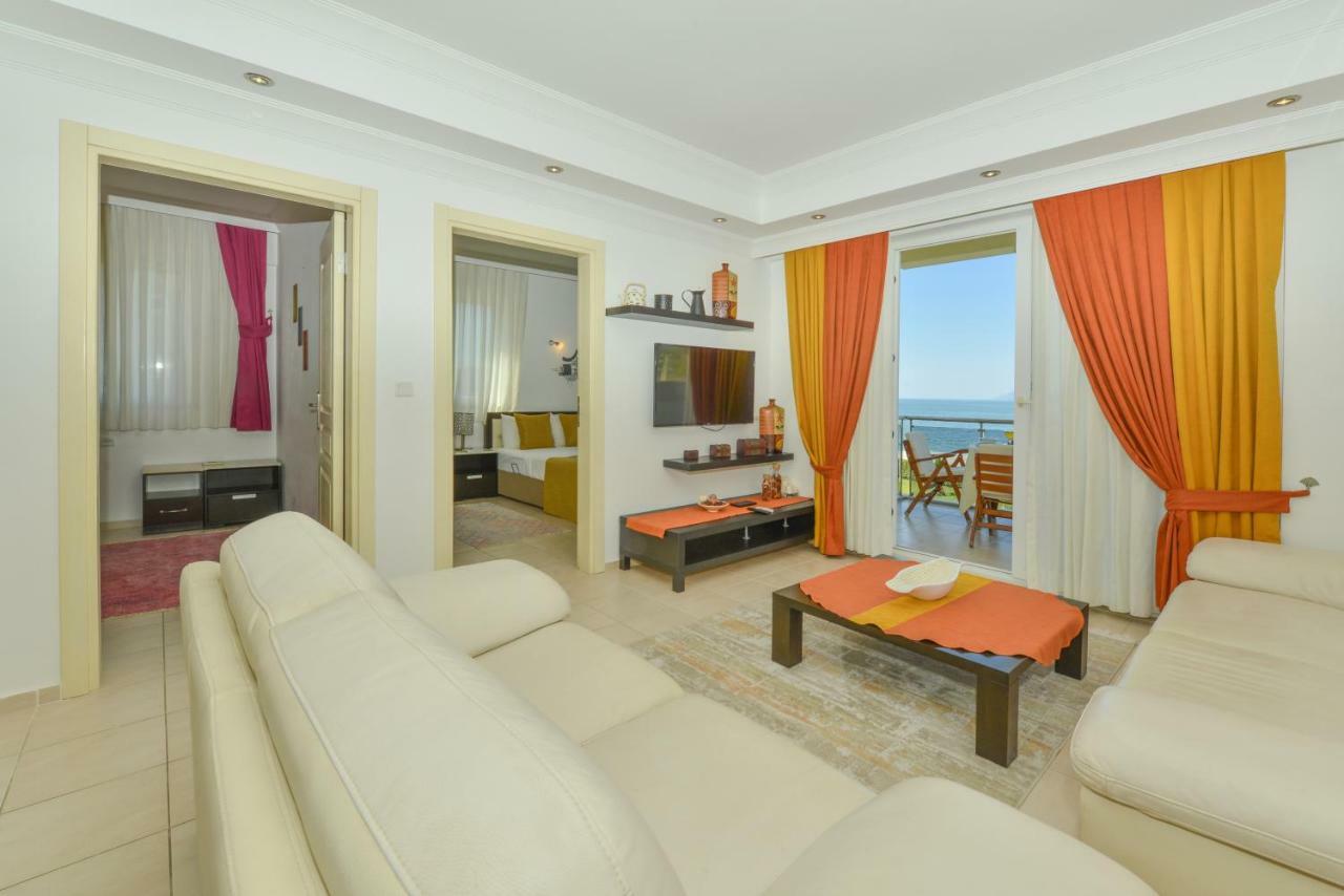 Saros Apartments Calis Beach เฟทิเย ภายนอก รูปภาพ