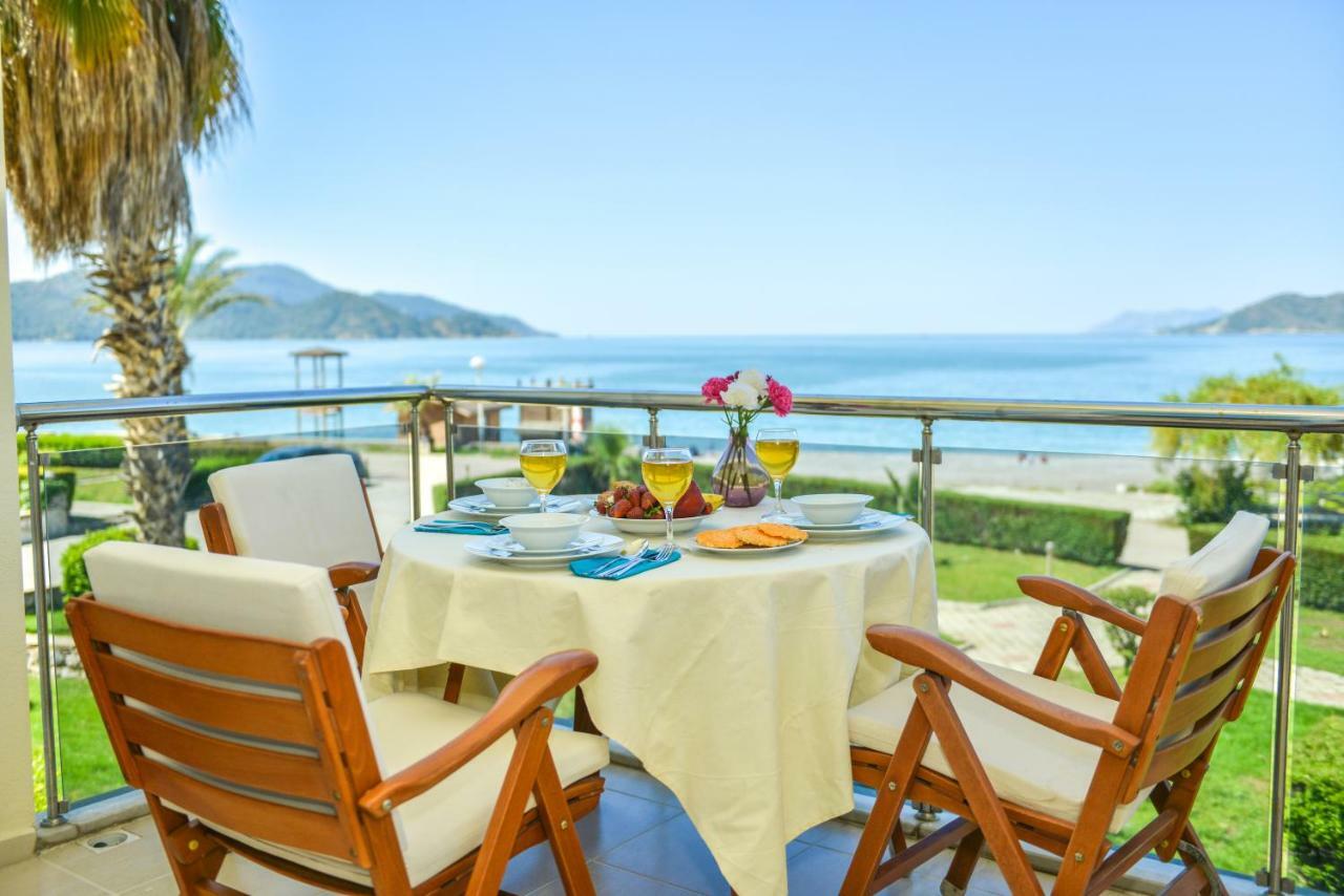 Saros Apartments Calis Beach เฟทิเย ภายนอก รูปภาพ